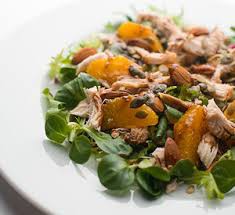 Insalata di pollo e arance